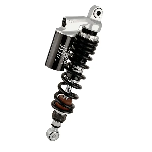 YSS amortizators — garums 385mm MG366-385TRCL-CB-ALU-BLK-BLK